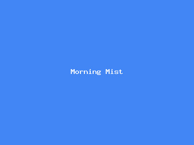 Morning Mist